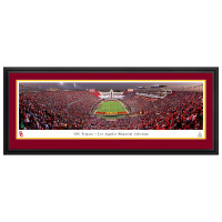 USC Trojans Coliseum Panorama Deluxe Framed 23